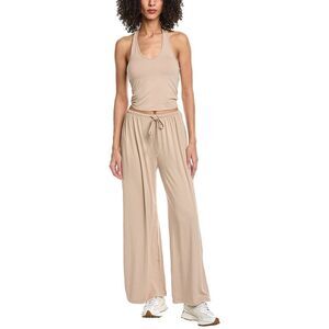 Marion Womens 2Pc Lounge Tank Top & Pant Set, Brown